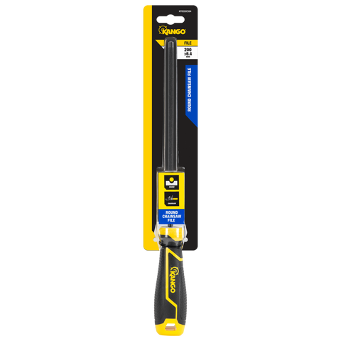 Kango 200 x 6.4mm Round Chainsaw File with Removable K-Lock Handle
