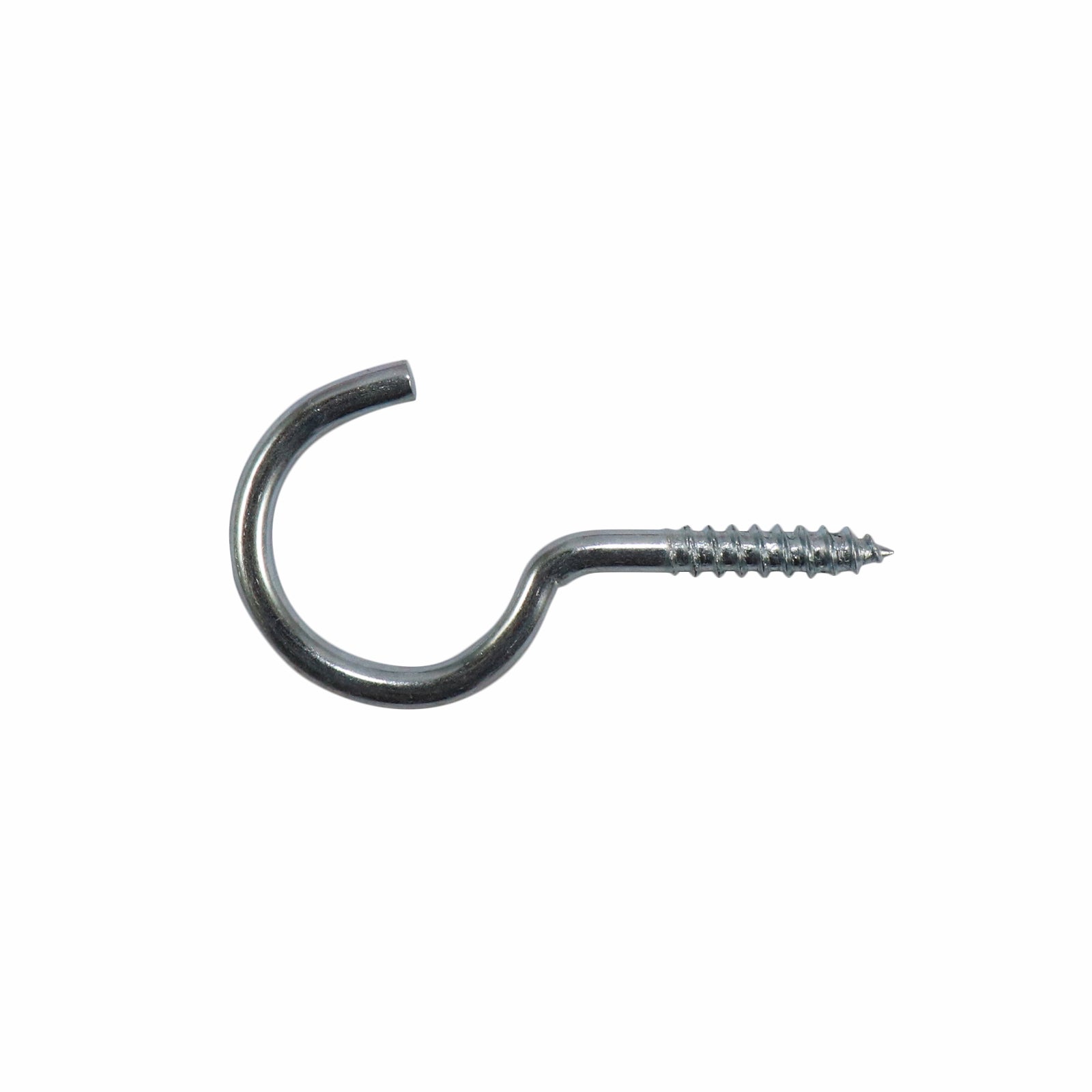 Everhang 19 x 3.3mm Zinc Plated Steel Round Hook 25 Pack