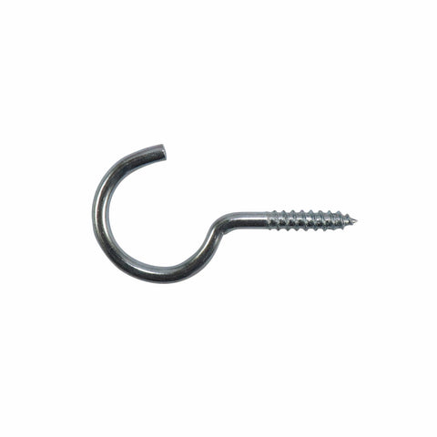 Everhang 19 x 3.3mm Zinc Plated Steel Round Hook 25 Pack