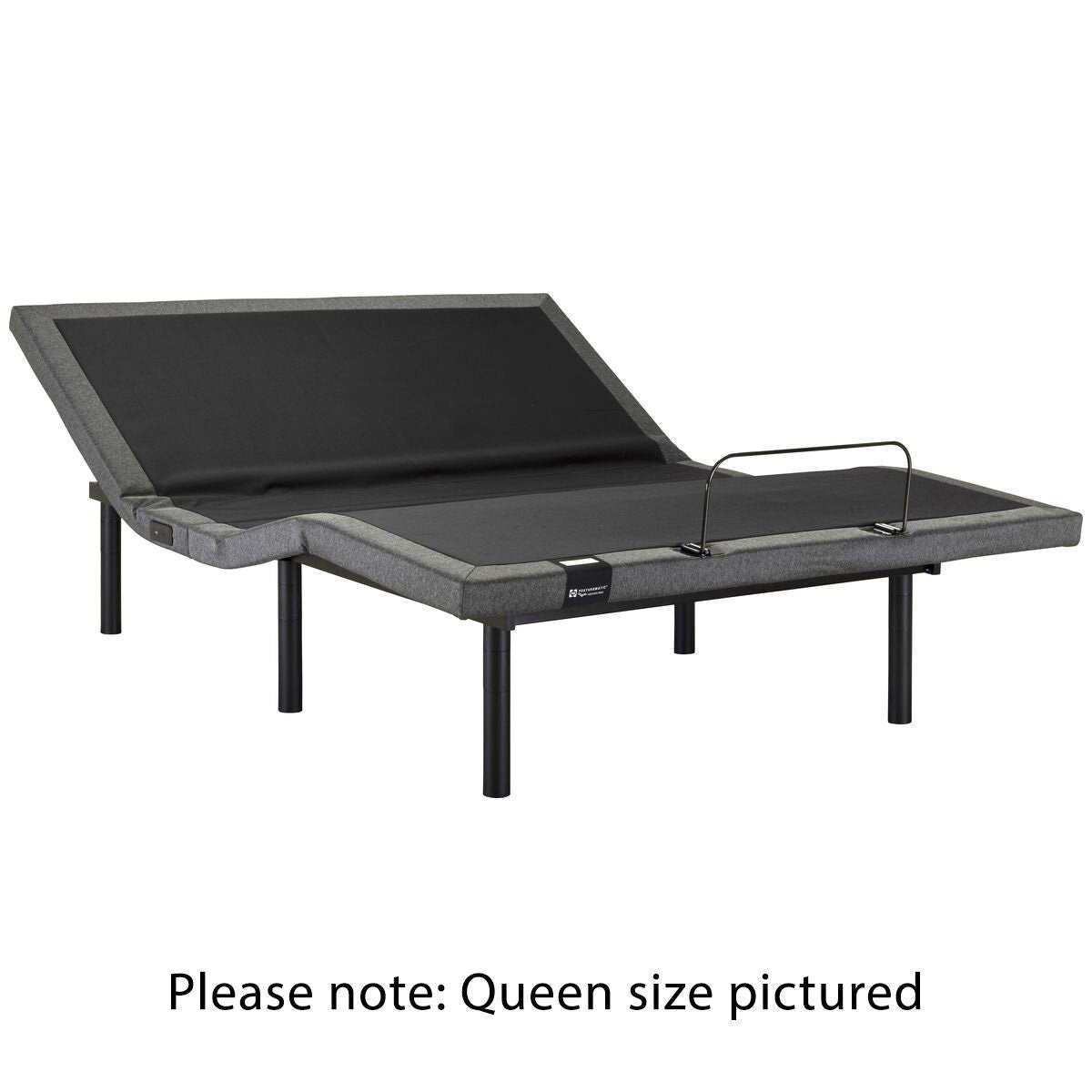 Sealy Element Adjustable Bed Base Double - Zero G, Anti Snore, Wireless Remote, Charcoal - ELM-ADJ-DBL