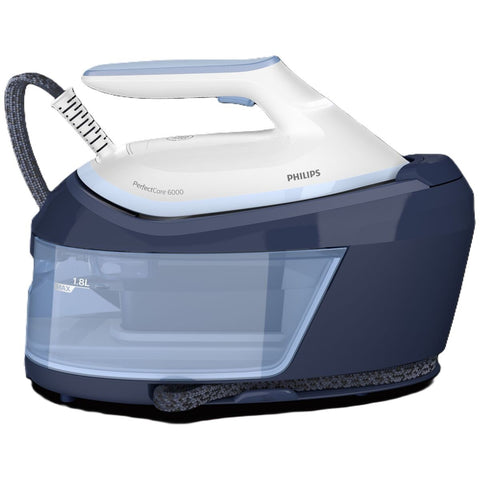Philips PerfectCare 6000 Series Steam Generator 2400W - 1.8L Detachable Tank, OptimalTEMP, Blue - PSG6026-20