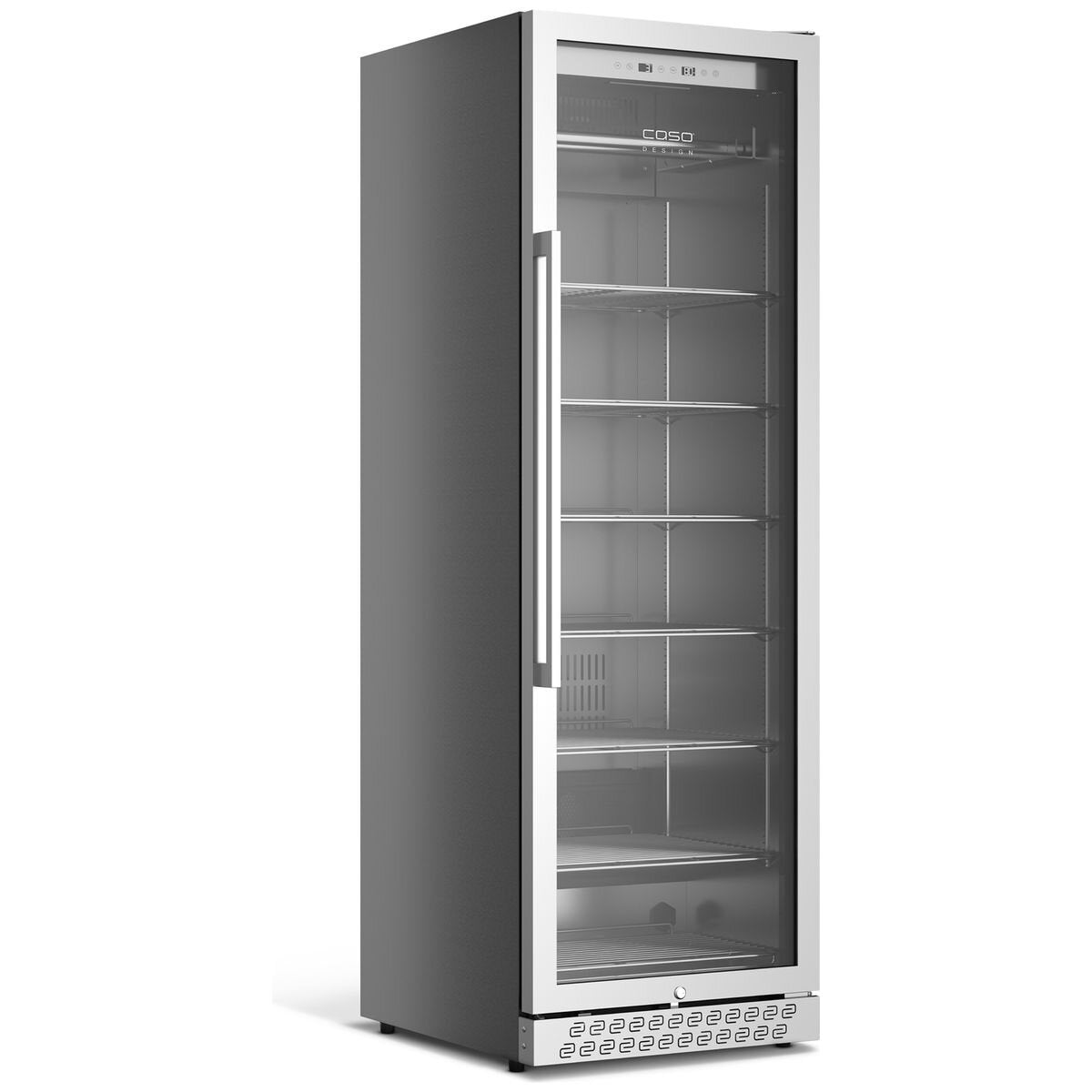 Caso Design 380L dry aged meat cabinet - stainless steel, active air circulation, UV glass door - DA-691