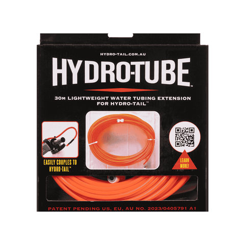 Hydro-Tail Hydro-Tube 30m Lightweight Water Tubing Extension Hose Orange