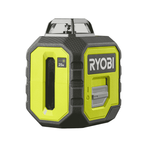 Ryobi 25m 360° Green Line Laser - Self-Levelling (RLL25GN)