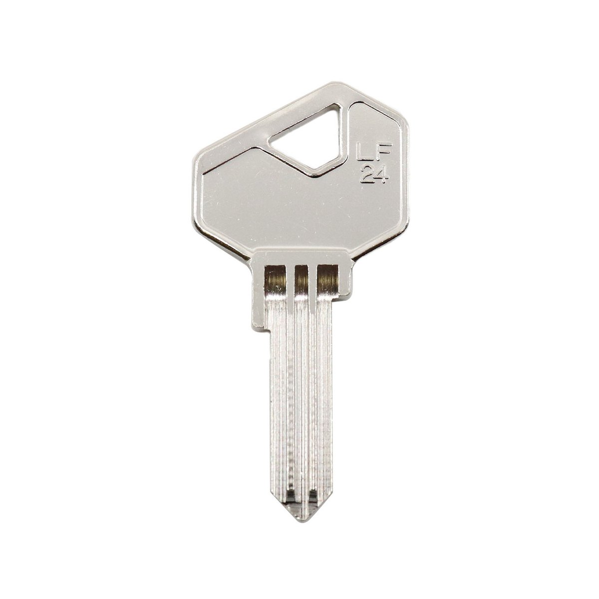 EHI LW13 Silver Blank Key 41mm Nickel Plated Brass
