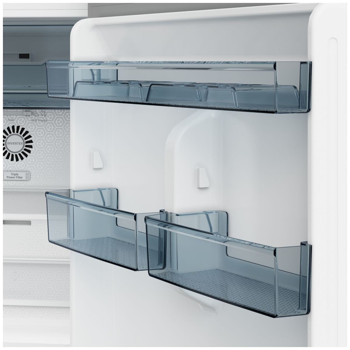 Hitachi 344L Top Mount Fridge - Elegant Inox Silver - Dual Sense Surround Cooling - 4.5 Star - HRTN6379SXAU