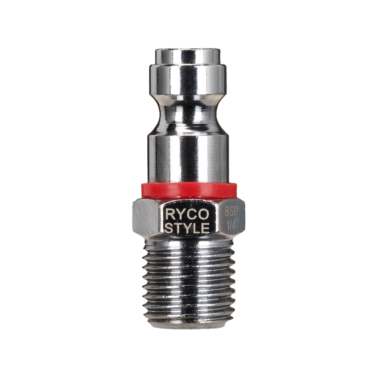 Powerfit Ryco Style 1/4" Male Plug - 150PSI - Solid Steel - Durable - SuperSaverAU - view 1