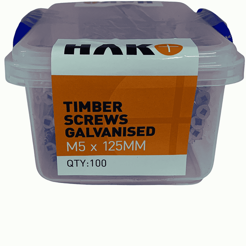 Tox M5 x 125mm Galvanised Polystyrene EPS Washer Screw - 100 Box