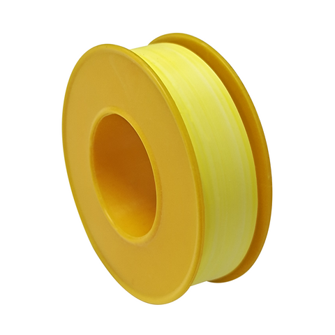 Kinetic 12mm x 10m Yellow PTFE Gas Thread Seal Tape for Natural Gas and LPG