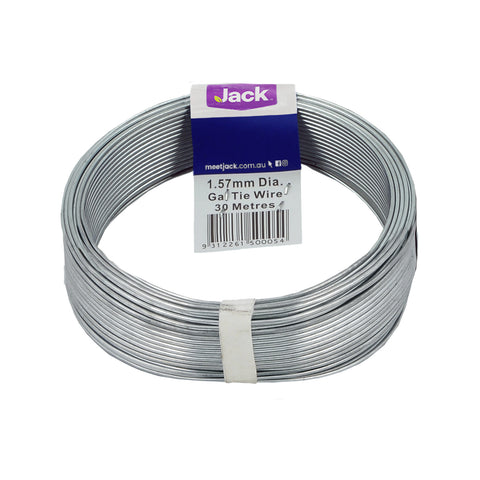 Jack Handypak Galvanised Steel Tie Wire 1.57mm x 30m