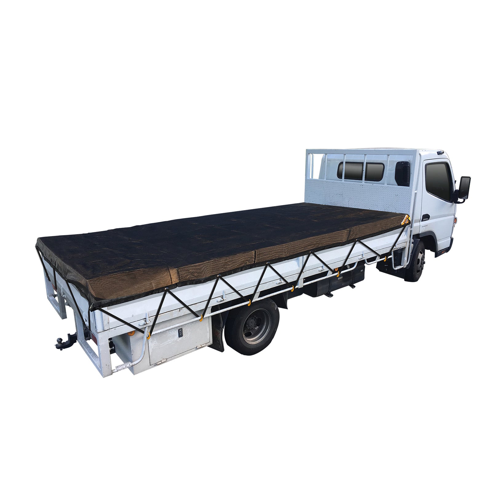 Lion 4.6 x 2.5m Heavy Duty Meshtech Cargo Net, Black, UV Stabilised (Suits Truck Trays to 4.5m)