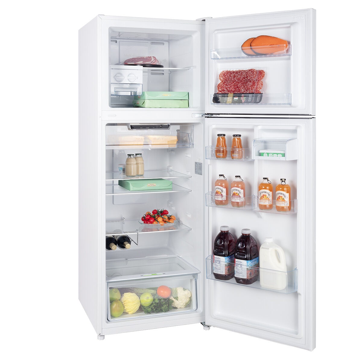 CHiQ 348L Top Mount Fridge - White with Total Frost Free and Fast Cool Function - CTM348NW5E