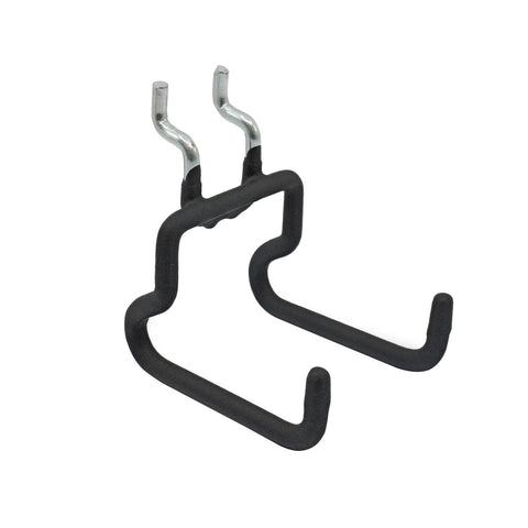 Everhang Neoprene Coated Pegboard Tool Holder Black - 4 Pack