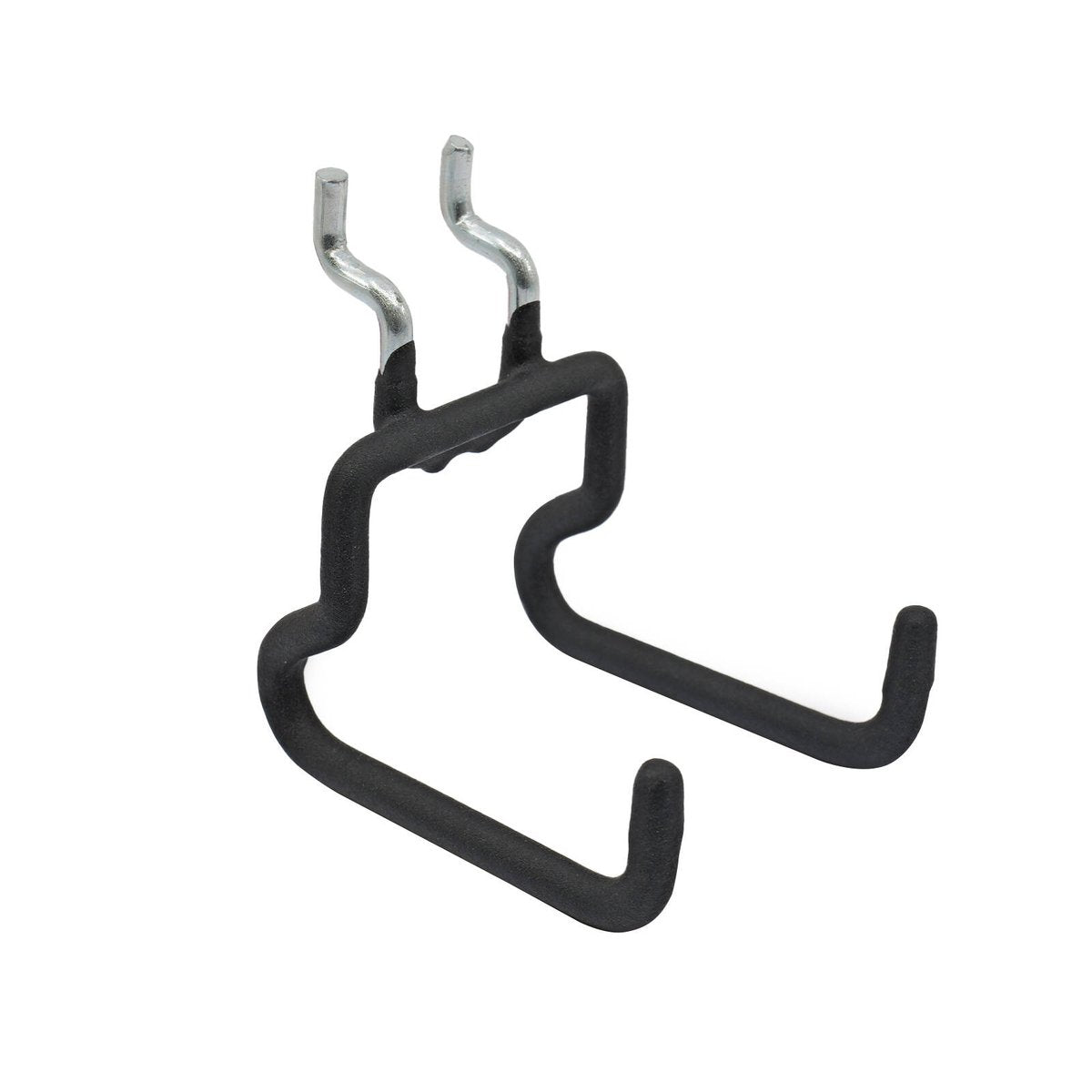 Everhang Neoprene Coated Pegboard Tool Holder Black - 4 Pack