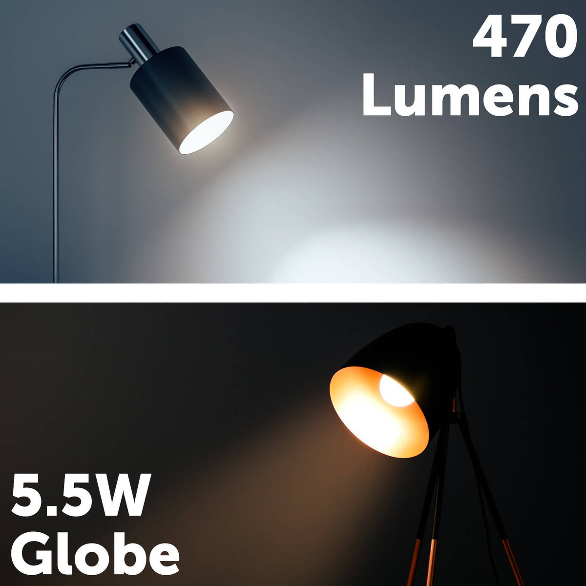 Arlec B15 LED 470lm 5.5W RGB Grid Connect Smart Fancy Round Globe (GLD365HA)