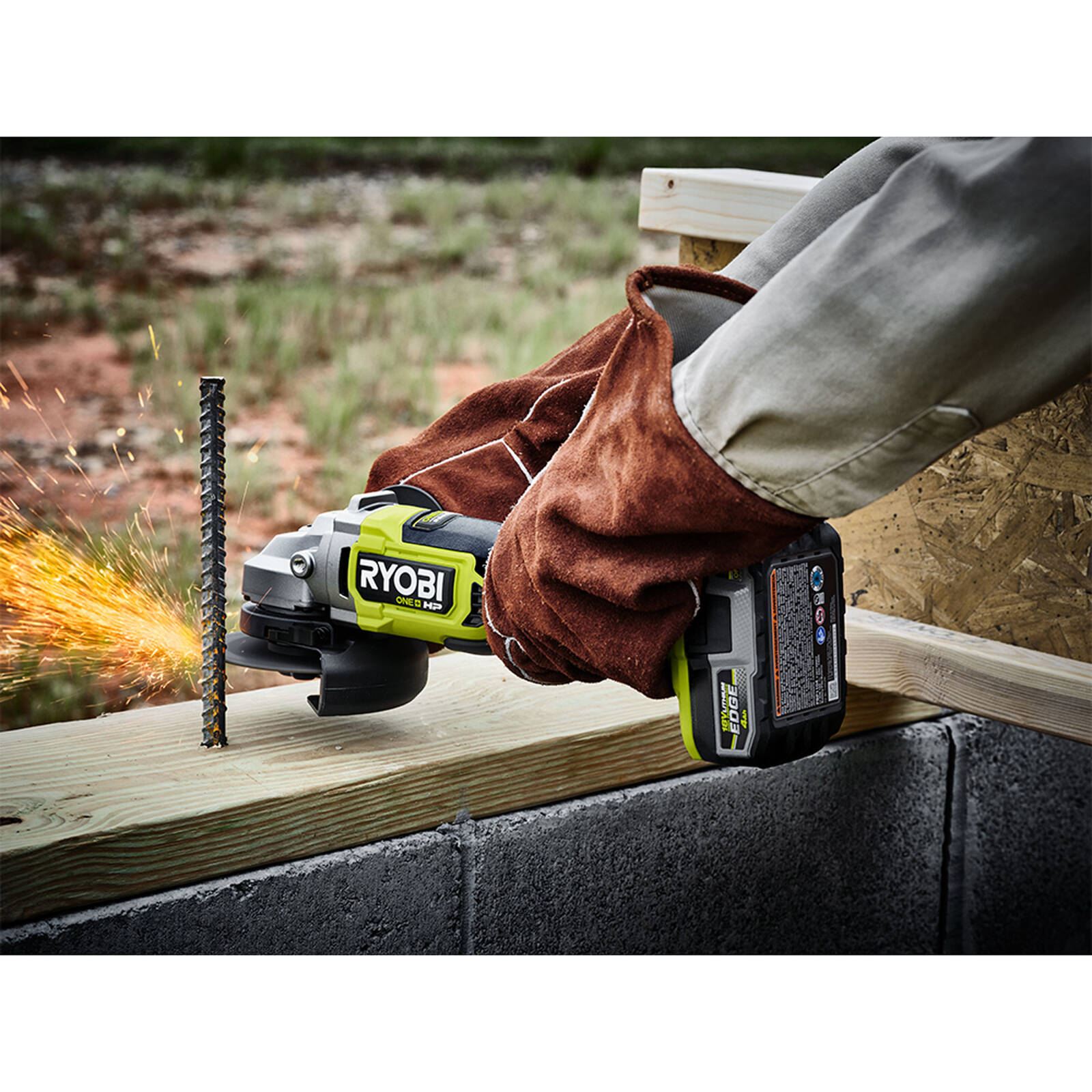 Ryobi 18V ONE+ HP 125mm Angle Grinder RAG18X1 Cordless Tool Only