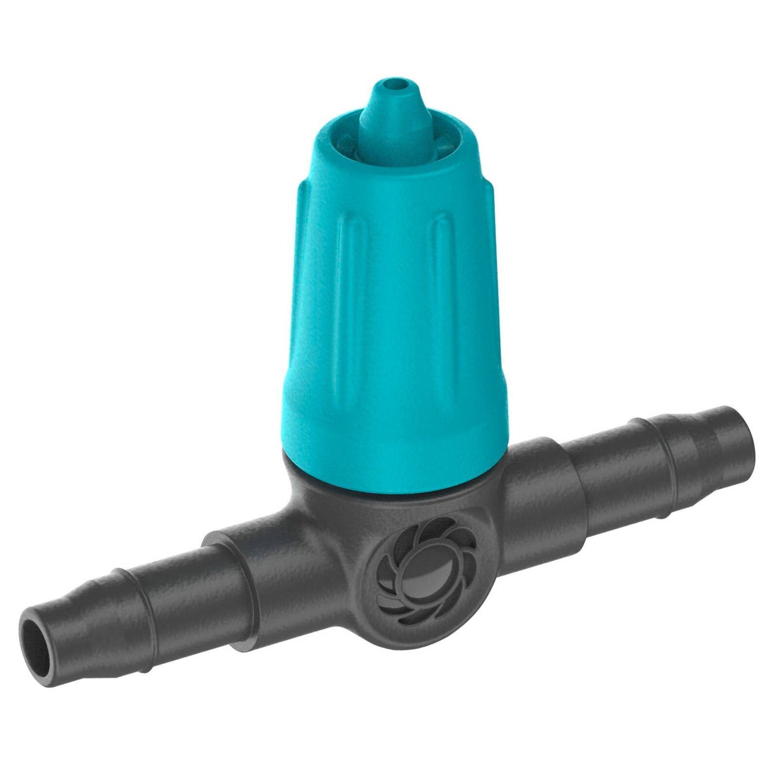 GARDENA 0-15L/h Adjustable Inline Drip Head 10 Pack Black/Turquoise