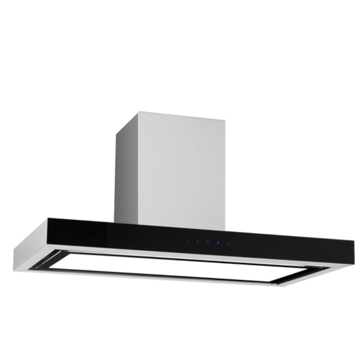 Glem Gas 90cm canopy rangehood - stainless steel, 3-speed touch control, perimeter extraction - CK90TBLED