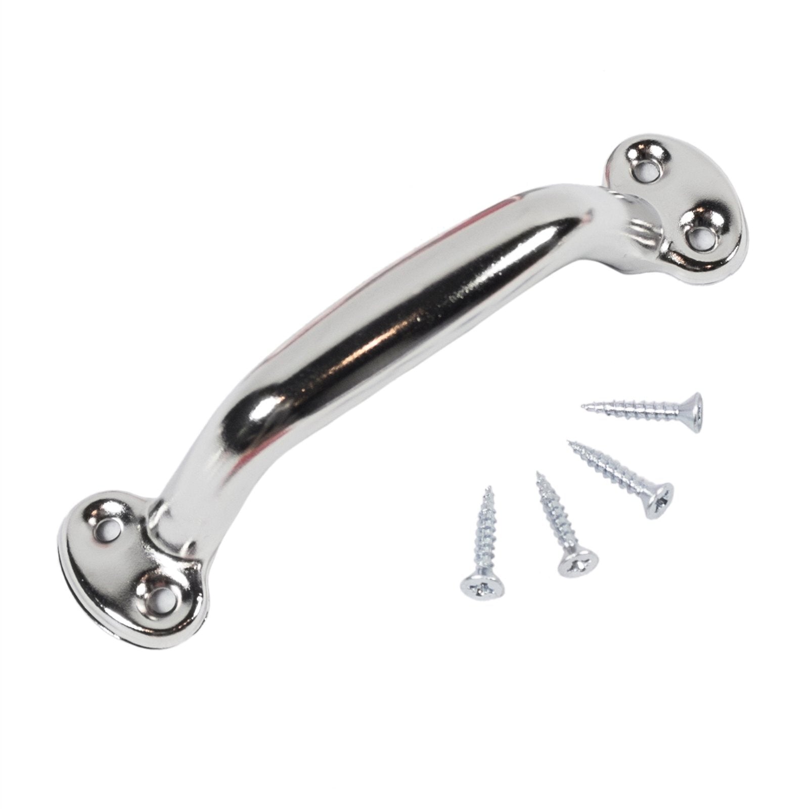 Goliath 125mm Zinc Plated Grab Handle, Zinc Alloy, Weather Resistant