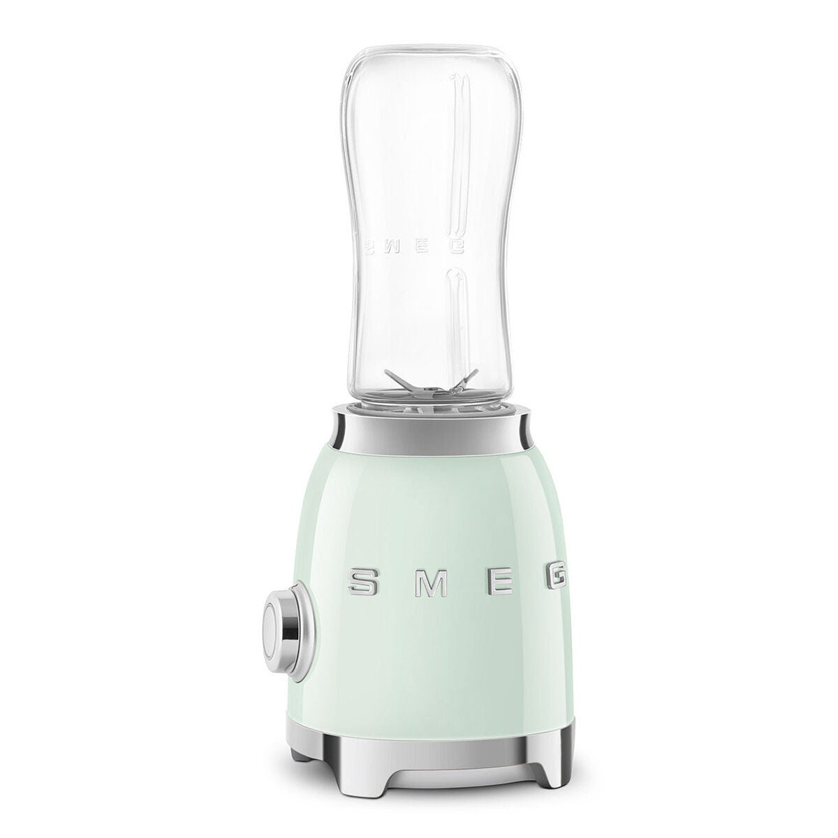 Smeg 50s Style Mini Personal Blender - Pastel Green - 300W, 2 x 600ml Tritan Renew Bottles - PBF01PGAU