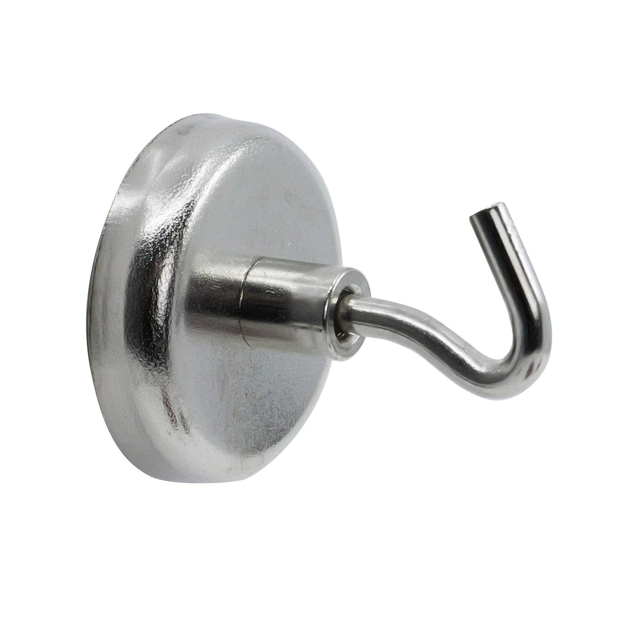 Everhang 35mm Ferrite Magnetic Hook 4 Pack - Silver