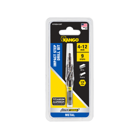 Kango Hypertorque 4-12mm 9-Step Impact Step Drill Bit