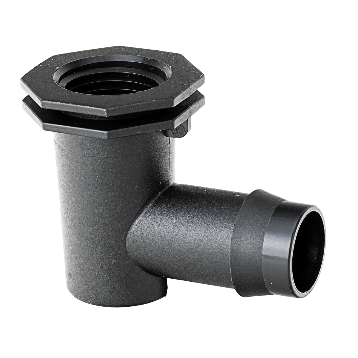 K Rain 19mm Barbed Elbow 15mm Bsp Female - 10 Pack - Black - KE1912F - SuperSaverAU - view 1