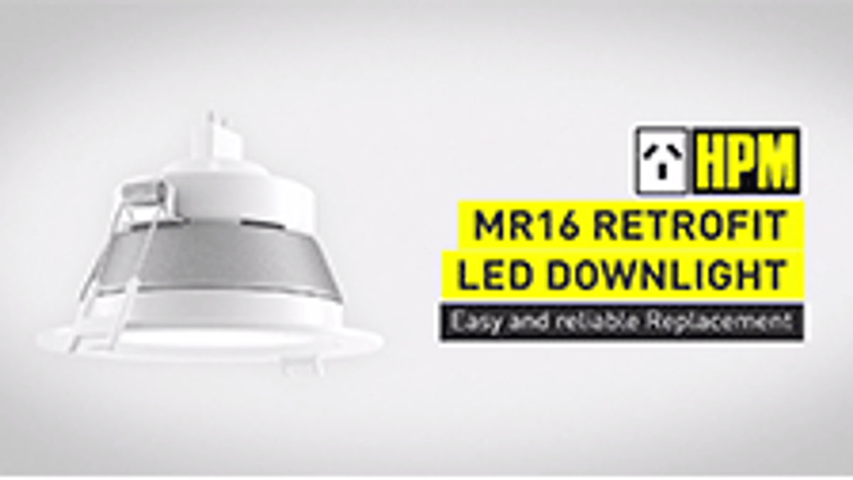 HPM MR16 LED Downlight - 70mm Plastic/Metal - 590 Lumens Benefit - SuperSaverAU - view 2