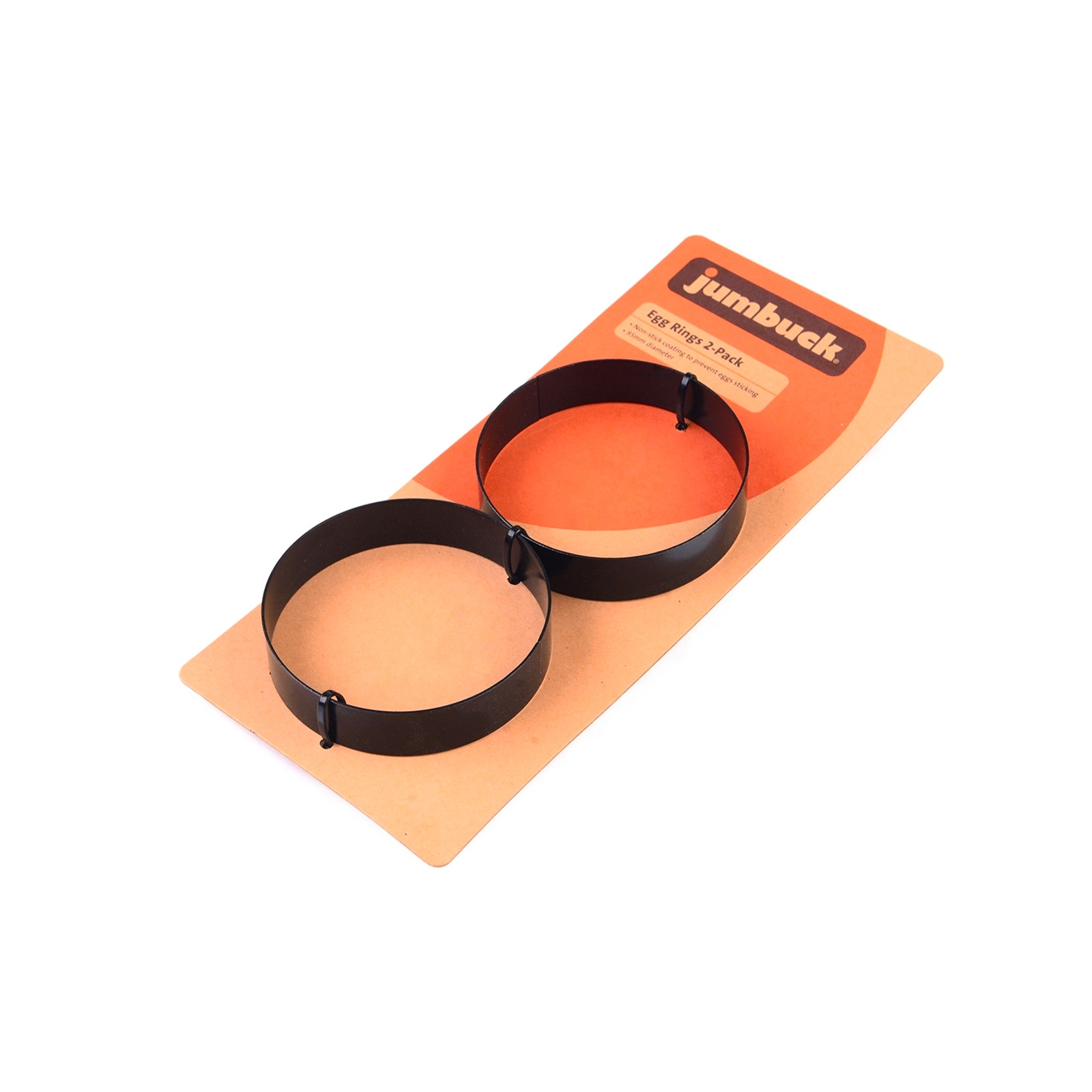 Jumbuck Black Egg Rings 2 Pack for BBQ