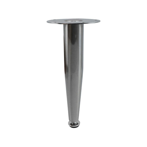 Adoored Tapered Metal Leg Furniture - 230mm - Brushed Nickel - Durable Support - SuperSaverAU - view 1