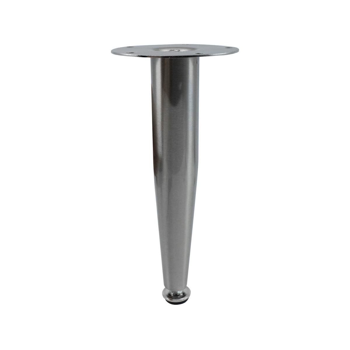 Adoored Tapered Metal Leg Furniture - 230mm - Brushed Nickel - Durable Support - SuperSaverAU - view 1
