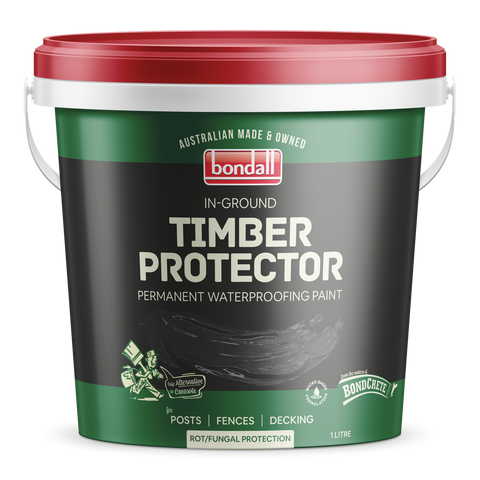 Bondall Inground Timber Protector - 1L - Bitumen - Rot Protection - SuperSaverAU - view 1
