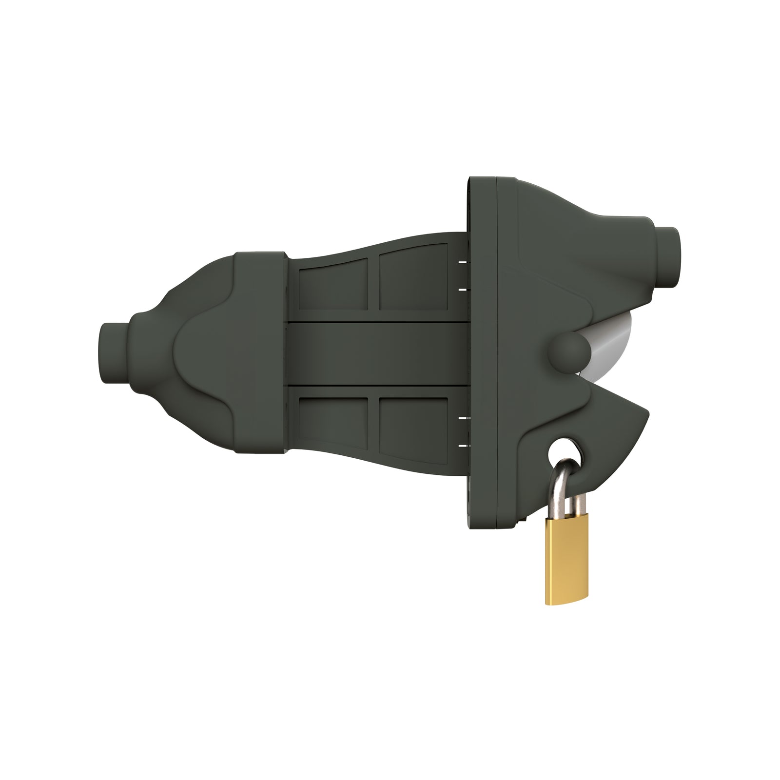 ProtectorAl G8Safe Woodland Grey Double-Sided Gravity Latch & Adjustable Hinges Gate Kit