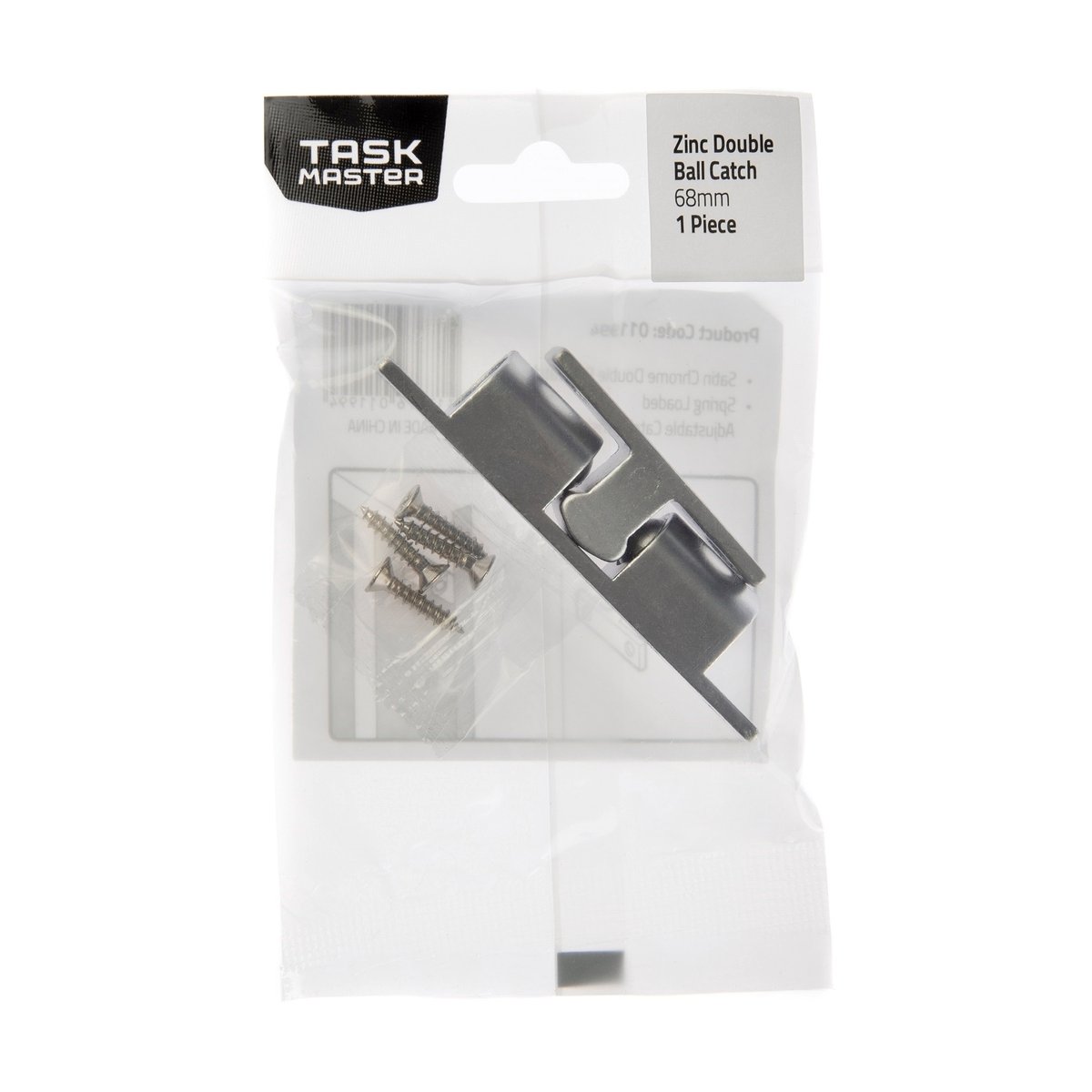 Taskmaster Double Ball Catch - 68mm - Zinc - Ideal for Cabinetry - SuperSaverAU - view 1