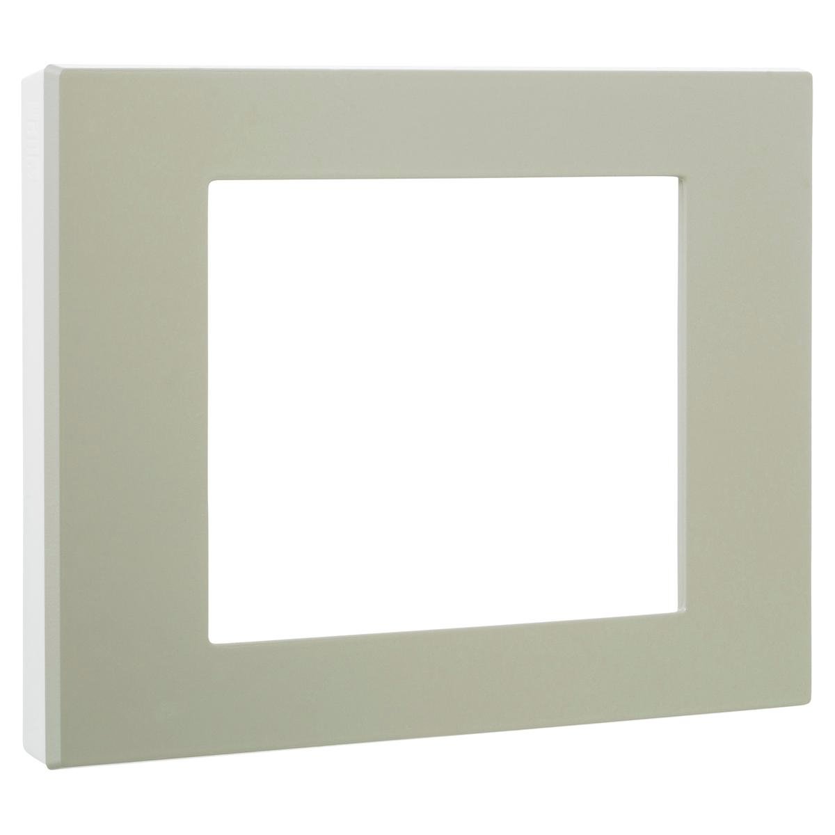 Hpm Vivo Coverplate Light Grey - 118mm x 85mm - Durable Square Design - SuperSaverAU - view 1
