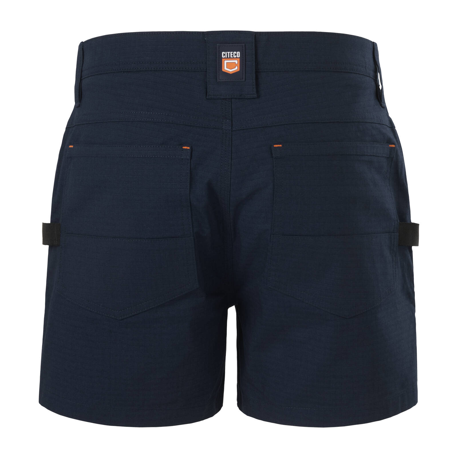 Citeco Navy Ripstop Short Shorts - 235gsm Stretch Ripstop, Size 102R