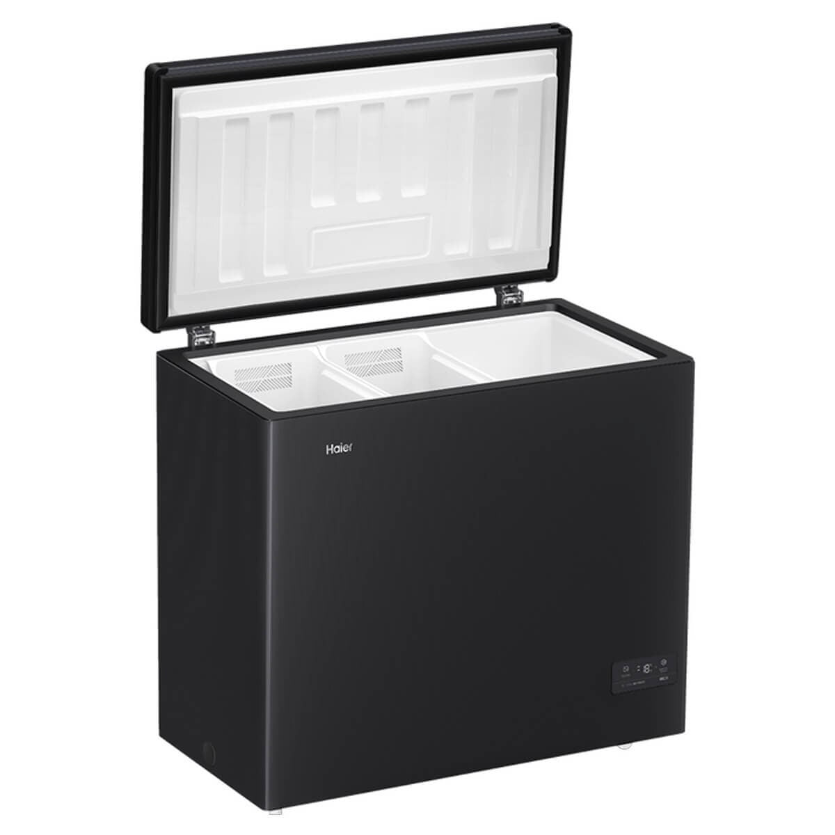 Haier 195L Hybrid Frost Free Chest Freezer - Grey, Super Freeze, 4.5 Star Energy Rating - HCF200FI