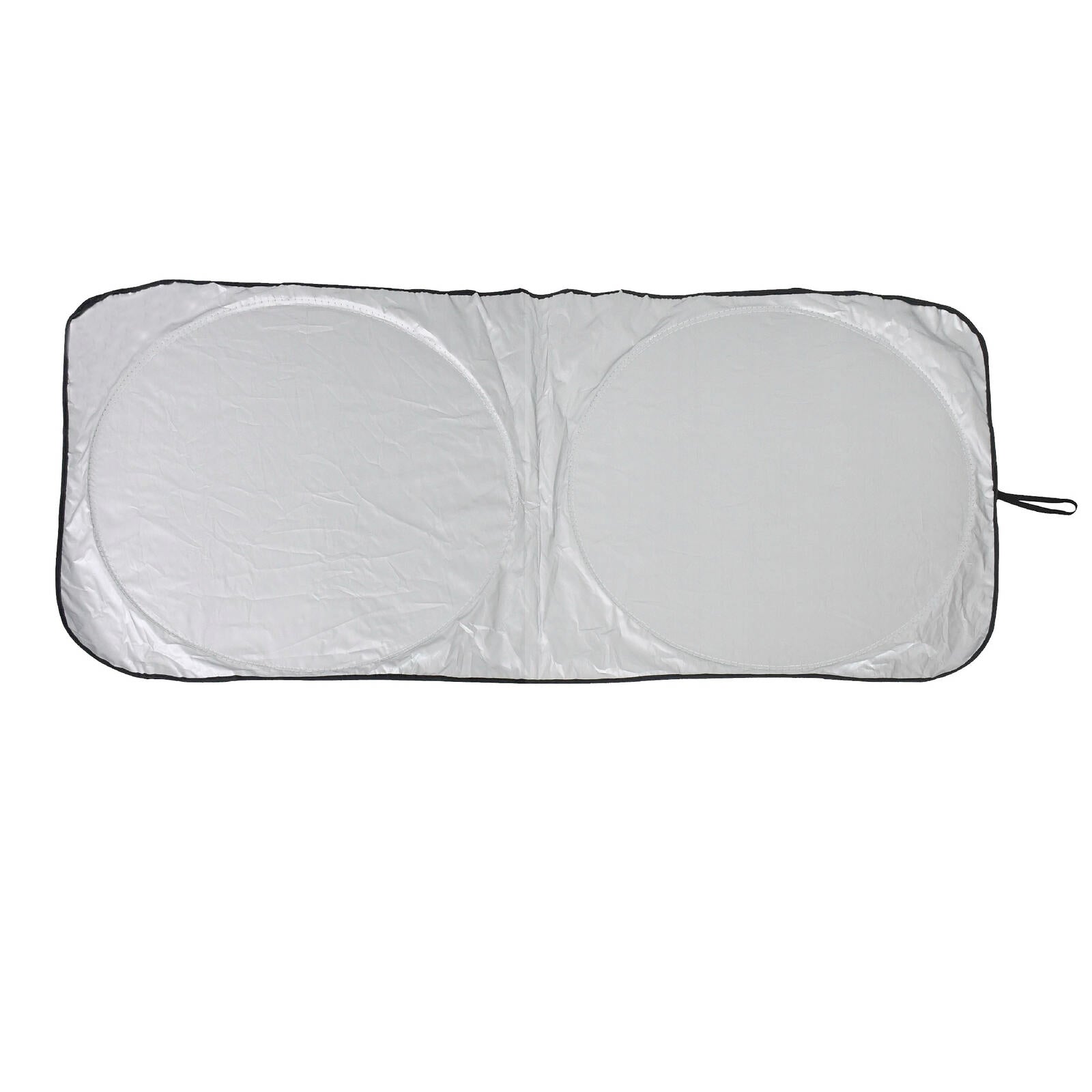 All Set Foldable Car Sunshade 1500 x 700mm Silver - Polyester UV Protection