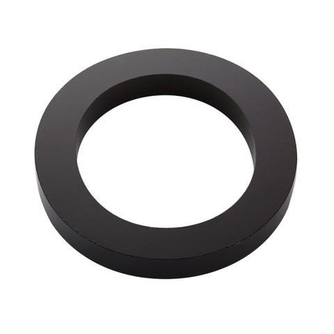Sandleford Black Edge House Number 0 100mm Anodised Aluminium, Weather Resistant
