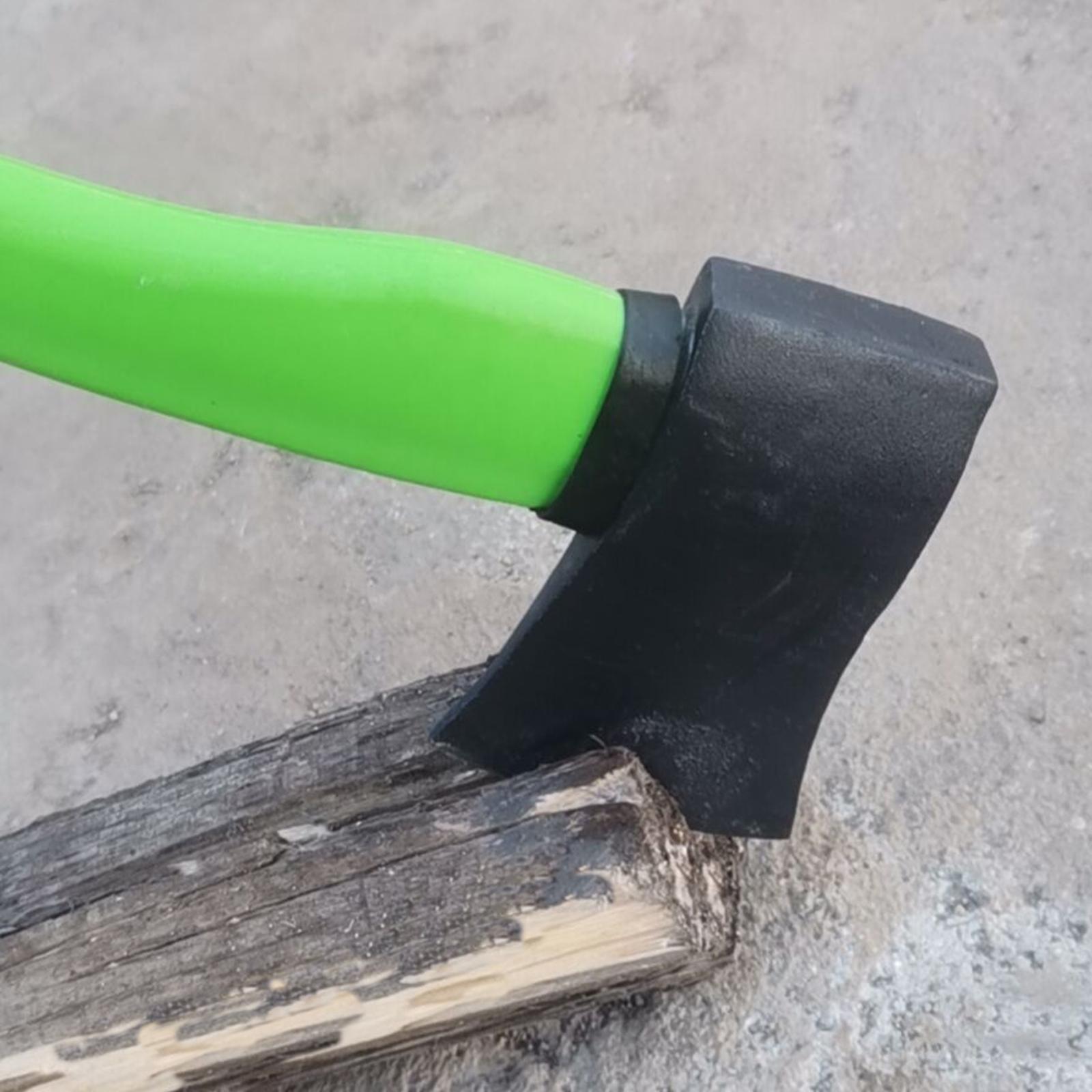 Saxon 450g Hatchet Carbon Steel Head Fibreglass Handle Green