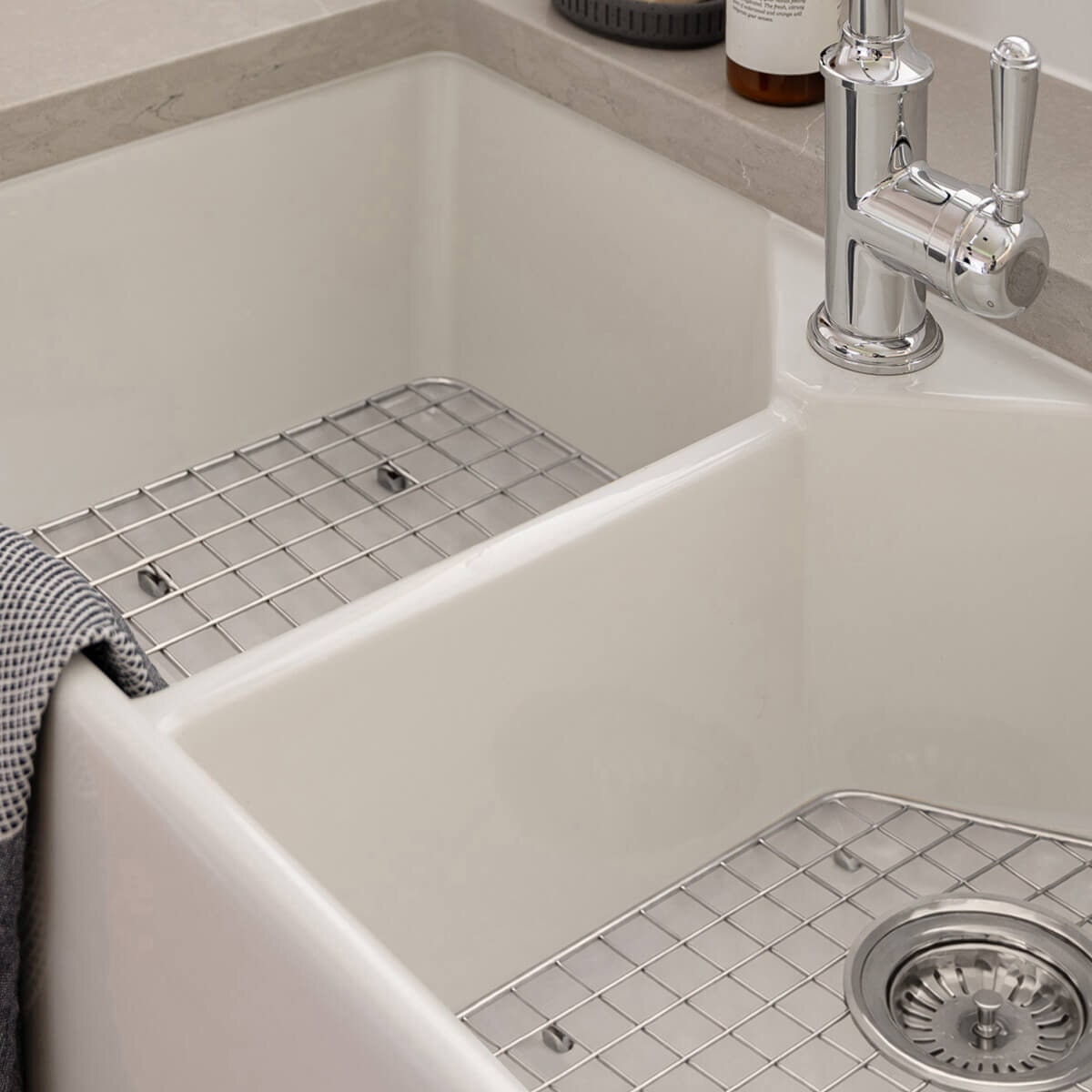 Turner Hastings Chester Sink Grid Left Hand Side - Stainless Steel, Dishwasher Safe - 4A41311