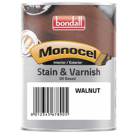 Bondall Monocel Walnut Satin Stain and Varnish 250ml