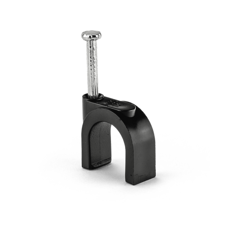 Holman 13mm Saddle Clip with Masonry Nail - 10 Pack