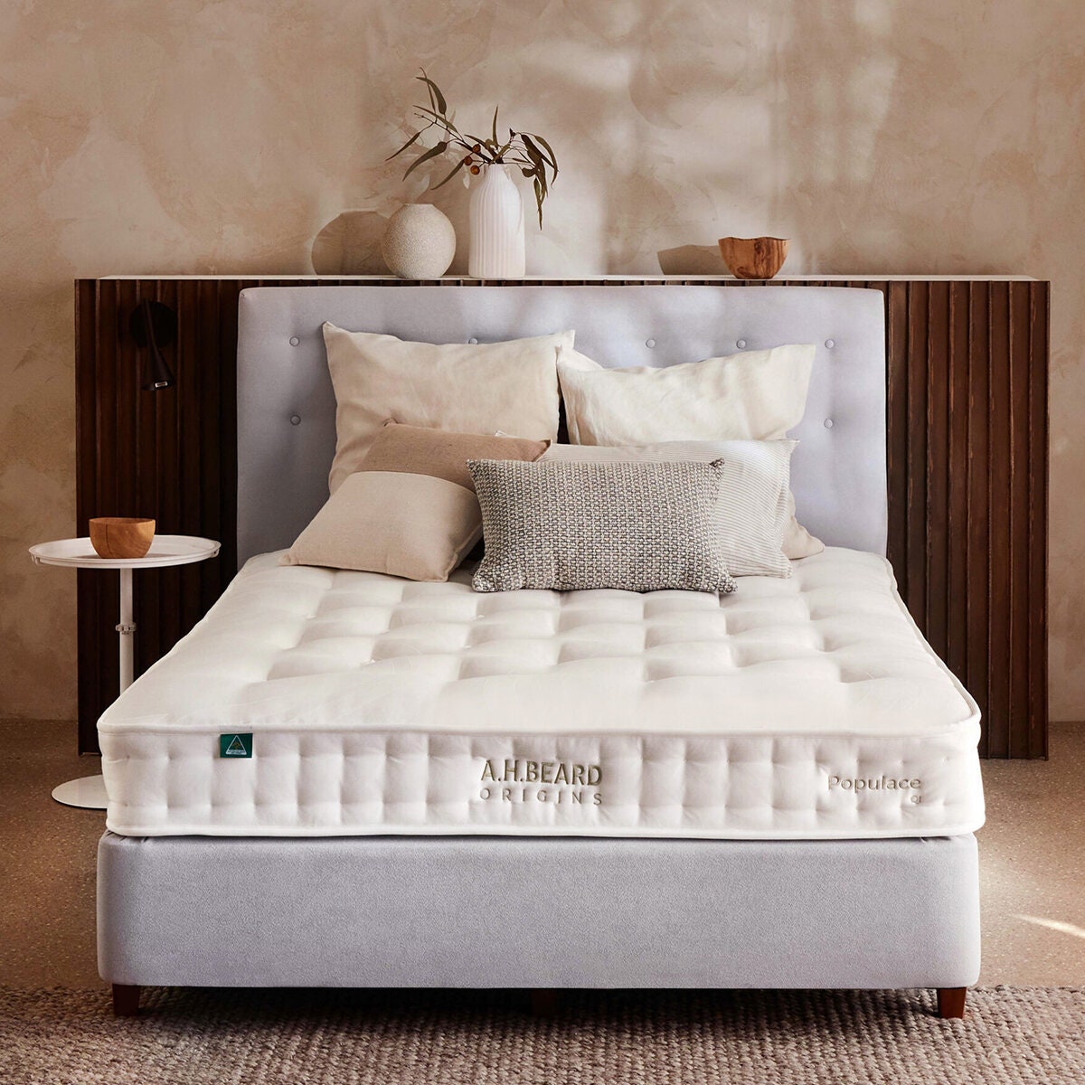 A.H. Beard Origins Populace QI Firm Long Single Mattress - 2,500 Micro Comfort Coils - SILFC1MLSG