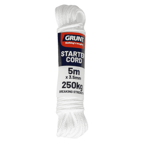 Grunt 3.5mm x 5m Starter Cord, Nylon, 250kg Break Strength