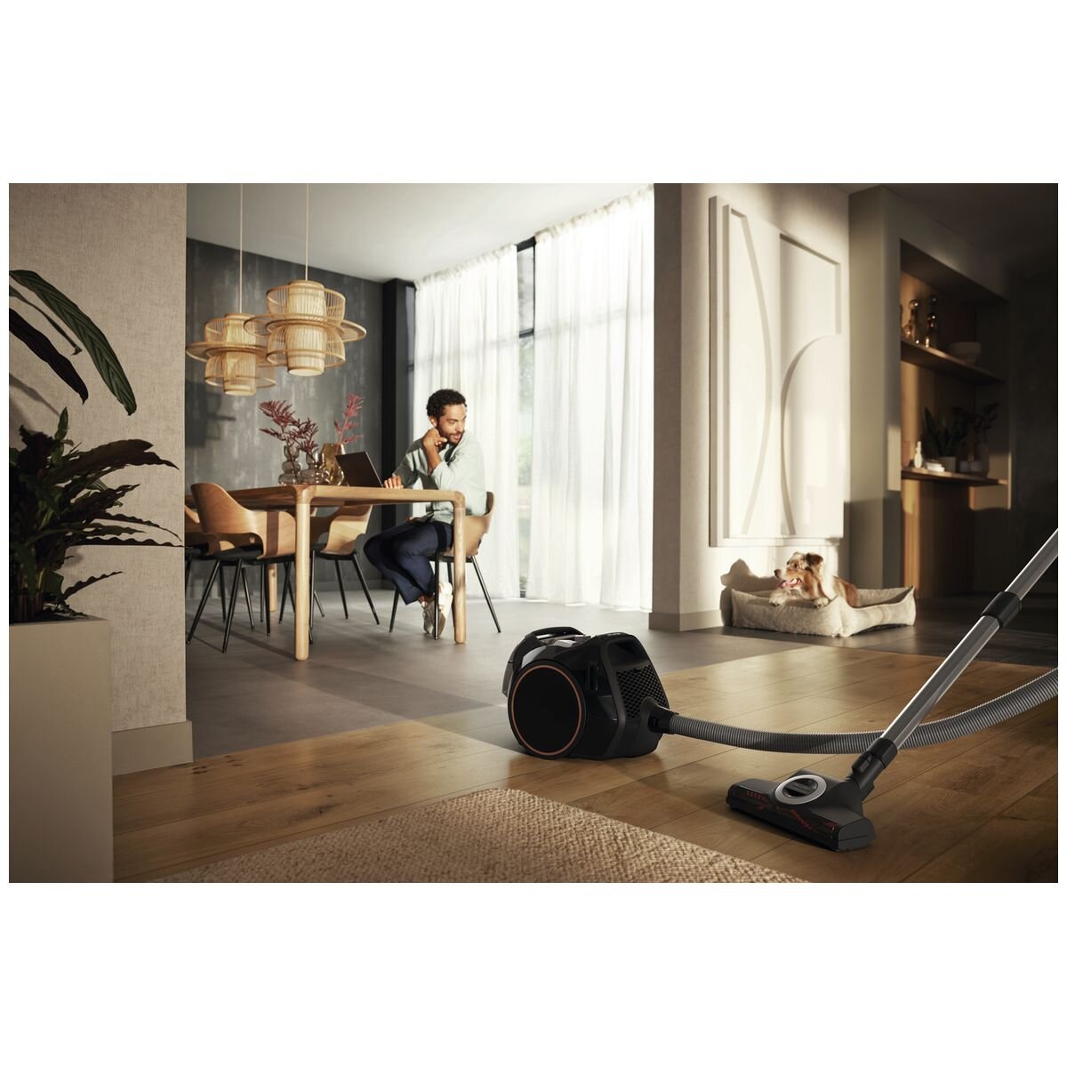 Miele Boost CX1 Cat and Dog bagless vacuum cleaner - obsidian black - TurboTeQ floorhead - 11640600