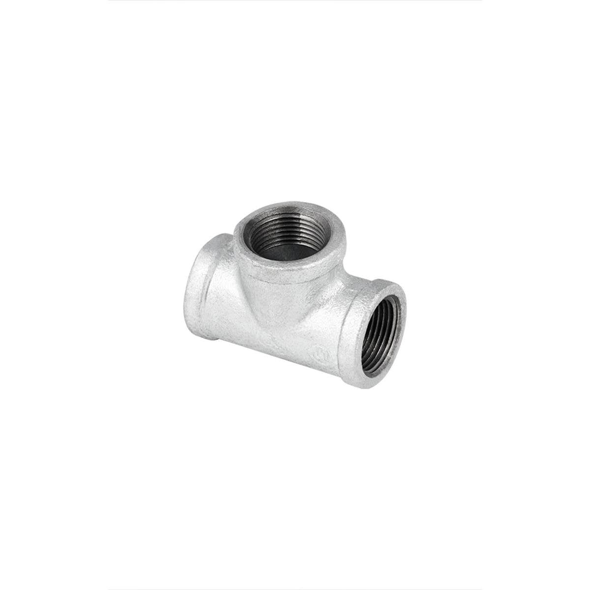 Brasshards Tee - 15mm - Galvanised Malleable Iron - Heavy Duty - SuperSaverAU - view 1