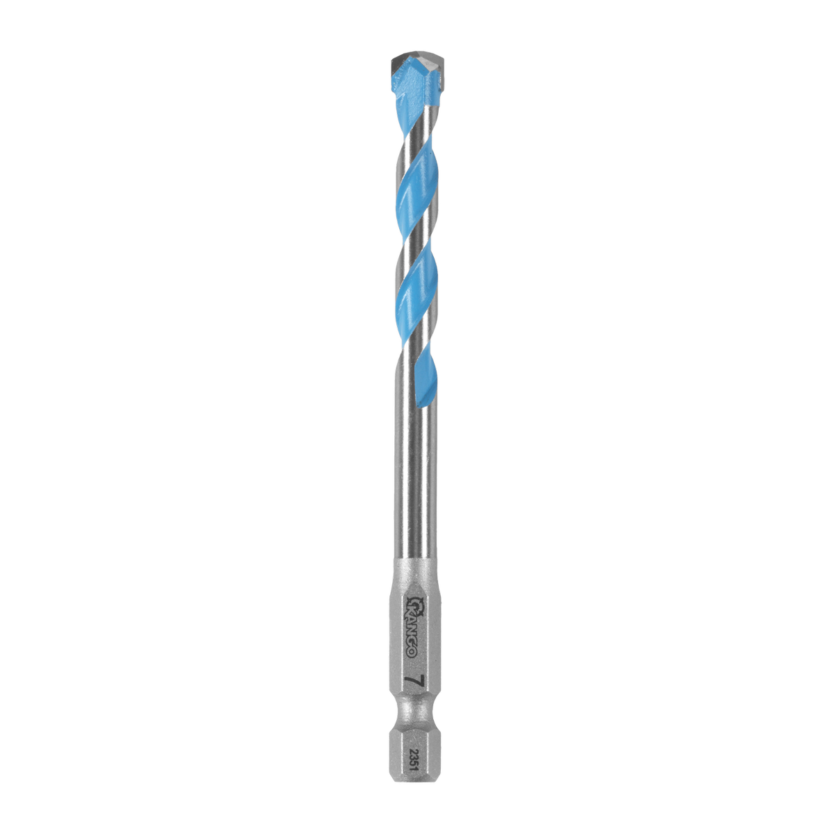 Kango 7 x 100mm Multi-Material Drill Bit - Carbide Tip, 1/4" Hex Shank
