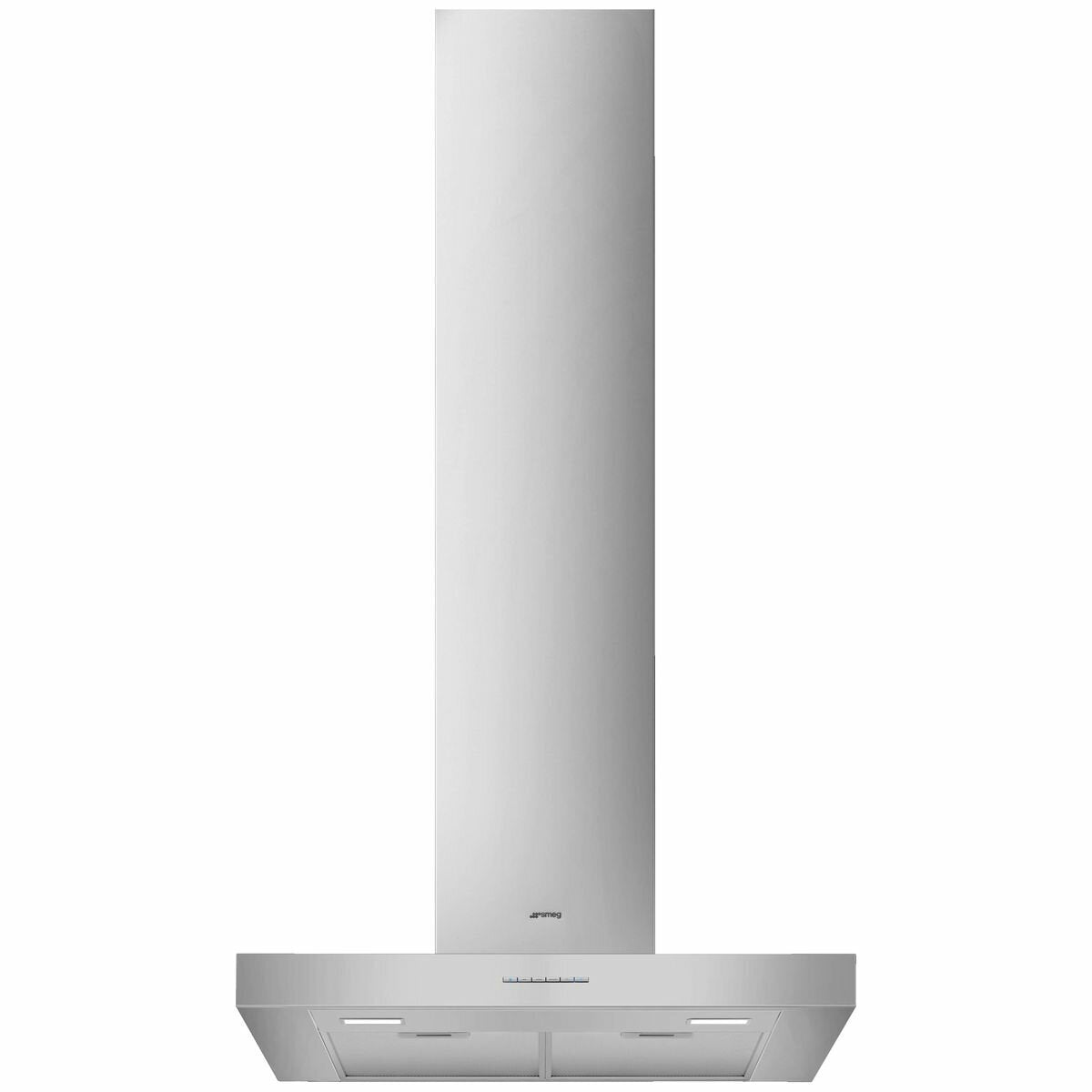 Smeg 70cm Wall Mounted Canopy Rangehood - Stainless Steel, 688m³/h, Boost and Timer - KBTAU700XE