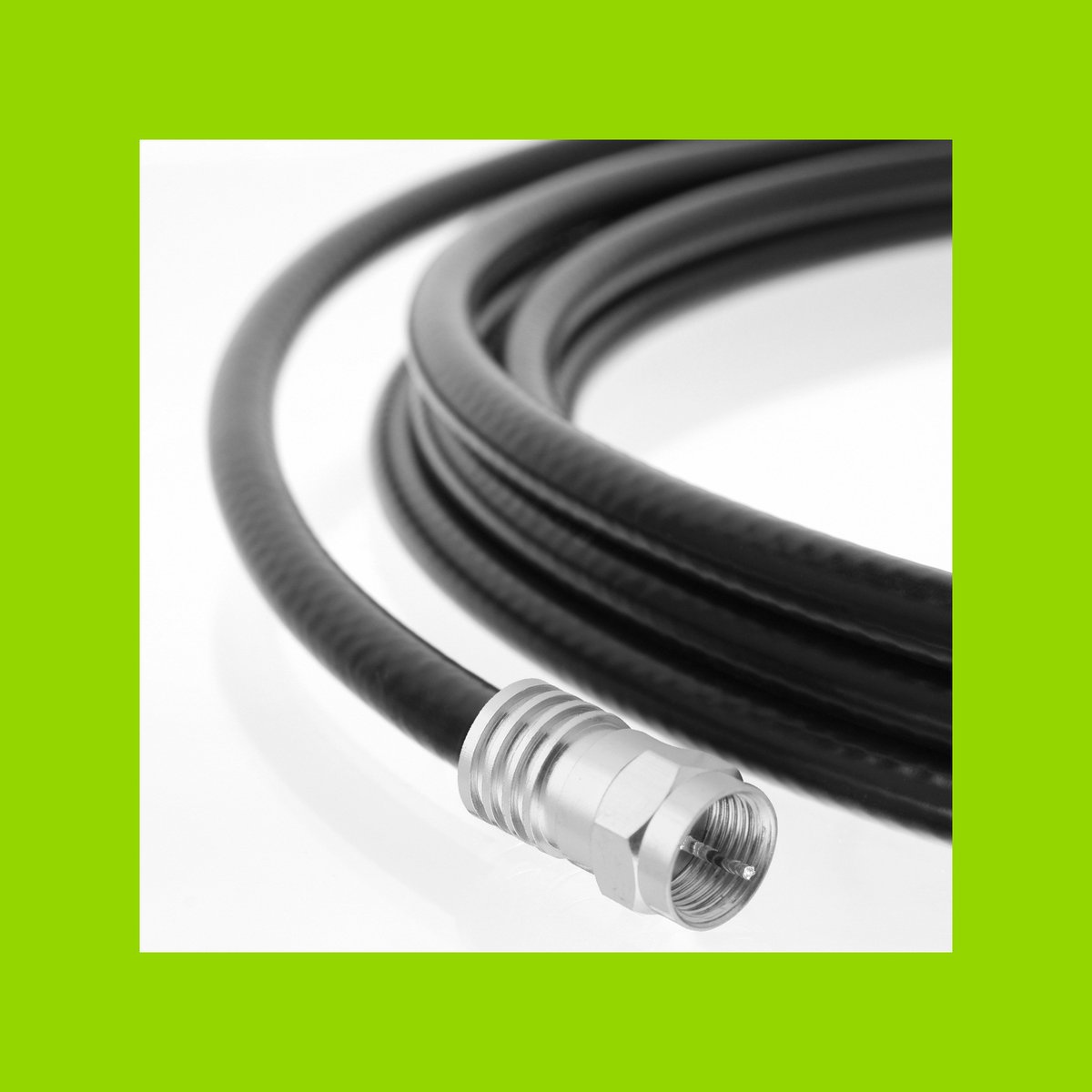 Antsig F59 Crimp Connector RG6 Cable Heavy Gauge - 5mm x 21mm - Reliable Coaxial Connection - SuperSaverAU - view 3